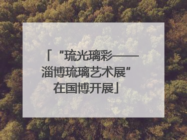 “琉光璃彩——淄博琉璃艺术展”在国博开展