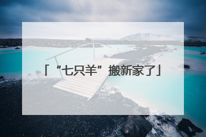 “七只羊”搬新家了