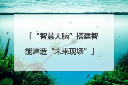“智慧大脑”搭建智能建造“未来现场”