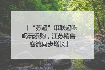 “苏超”串联起吃喝玩乐购，江苏销售客流同步增长
