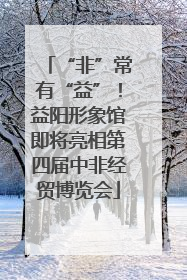 “非”常有“益”！益阳形象馆即将亮相第四届中非经贸博览会