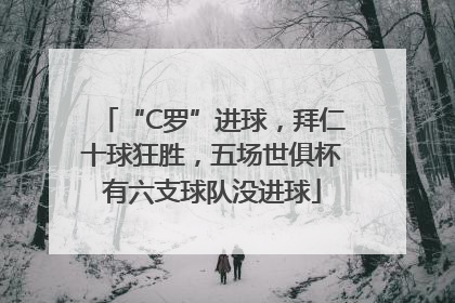 “C罗”进球，拜仁十球狂胜，五场世俱杯有六支球队没进球