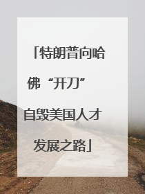 特朗普向哈佛“开刀” 自毁美国人才发展之路