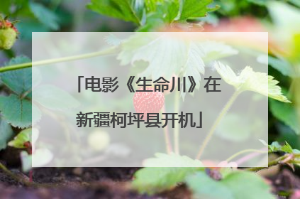 电影《生命川》在新疆柯坪县开机