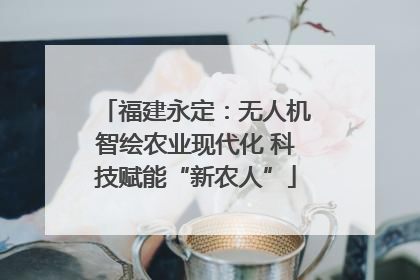 福建永定：无人机智绘农业现代化 科技赋能“新农人”
