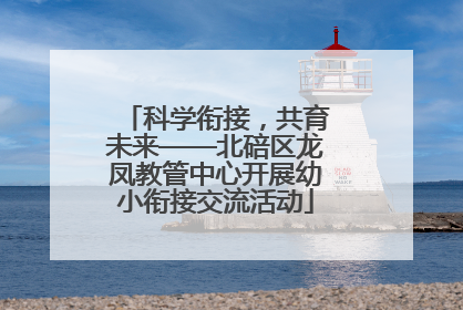 科学衔接，共育未来——北碚区龙凤教管中心开展幼小衔接交流活动