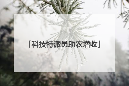 科技特派员助农增收