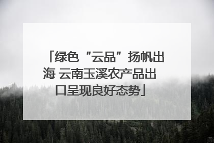 绿色“云品”扬帆出海 云南玉溪农产品出口呈现良好态势