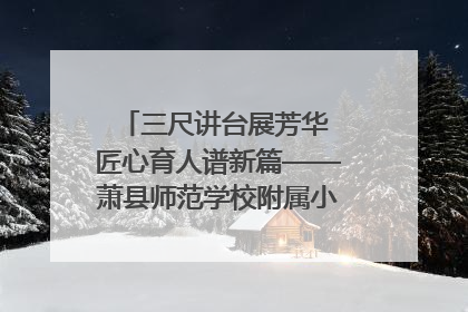 三尺讲台展芳华 匠心育人谱新篇——萧县师范学校附属小学第十三届班主任基本功大赛圆满举办