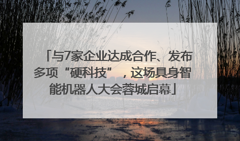 与7家企业达成合作、发布多项“硬科技”，这场具身智能机器人大会蓉城启幕