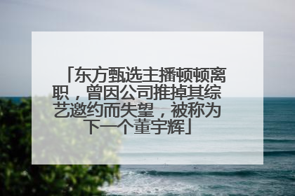 东方甄选主播顿顿离职，曾因公司推掉其综艺邀约而失望，被称为下一个董宇辉