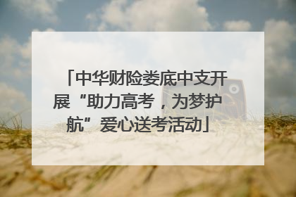 中华财险娄底中支开展“助力高考，为梦护航”爱心送考活动