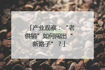 产业观察：“老供销”如何闯出“新路子”？