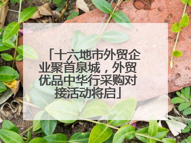 十六地市外贸企业聚首泉城，外贸优品中华行采购对接活动将启