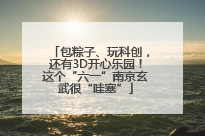 包粽子、玩科创，还有3D开心乐园！这个“六一”南京玄武很“哇塞”