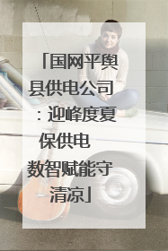 国网平舆县供电公司：迎峰度夏保供电  数智赋能守清凉