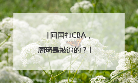 回国打CBA，周琦是被逼的？