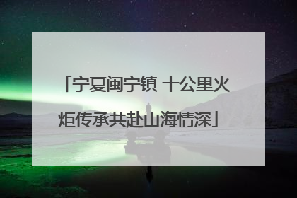 宁夏闽宁镇 十公里火炬传承共赴山海情深