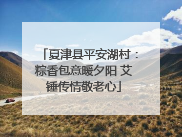 夏津县平安湖村：粽香包意暖夕阳 艾锤传情敬老心