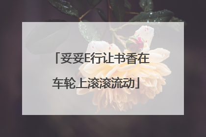 妥妥E行让书香在车轮上滚滚流动