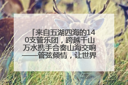 来自五湖四海的140支管乐团，跨越千山万水携手合奏山海交响——管弦倾情，让世界聆听“日照乐章”