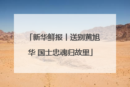 新华鲜报丨送别黄旭华 国士忠魂归故里
