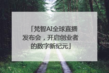 梵智AI全球直播发布会，开启创业者的数字新纪元