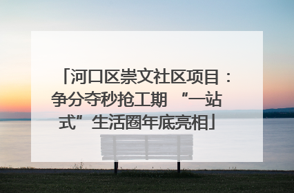 河口区崇文社区项目：争分夺秒抢工期 “一站式”生活圈年底亮相
