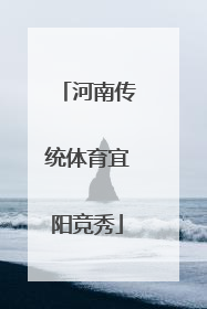 河南传统体育宜阳竞秀