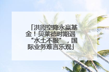 洪霞空降永赢基金！贝莱德时期遇“水土不服”，国际业务难言乐观