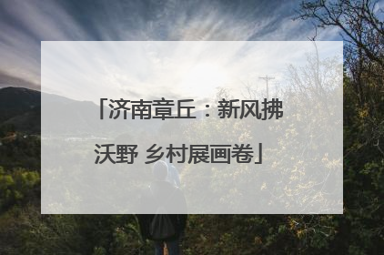 济南章丘：新风拂沃野 乡村展画卷