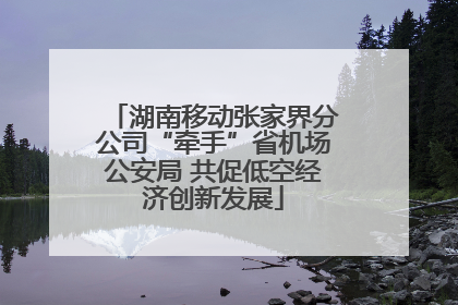 湖南移动张家界分公司“牵手”省机场公安局 共促低空经济创新发展