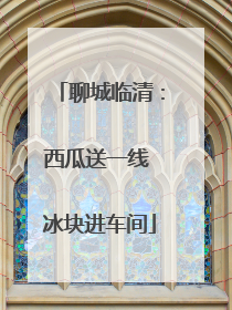 聊城临清：西瓜送一线 冰块进车间