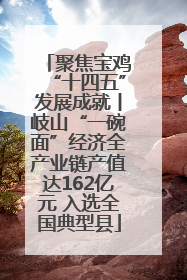 聚焦宝鸡“十四五”发展成就丨岐山“一碗面”经济全产业链产值达162亿元 入选全国典型县