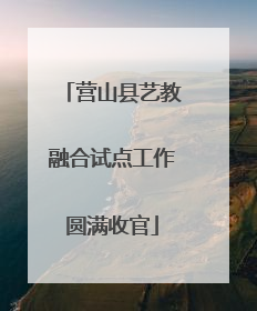 营山县艺教融合试点工作圆满收官