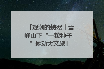 观潮的螃蟹丨雪峰山下“一粒种子”撬动大文旅