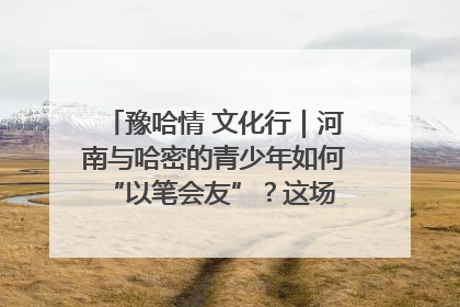 豫哈情 文化行｜河南与哈密的青少年如何 “以笔会友”？这场书画展藏着答案