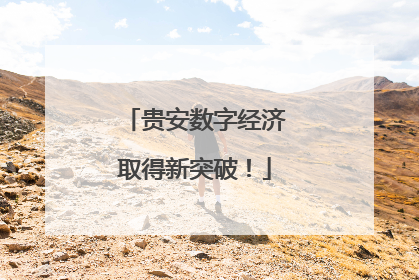 贵安数字经济取得新突破！