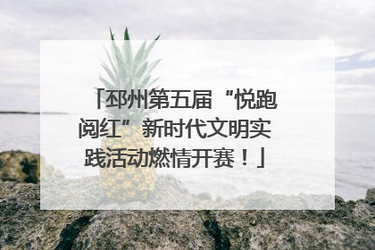 邳州第五届“悦跑阅红”新时代文明实践活动燃情开赛！