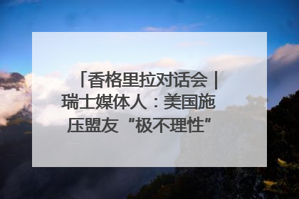 香格里拉对话会｜瑞士媒体人：美国施压盟友“极不理性” 欧洲国家无意与中国“脱钩断链”