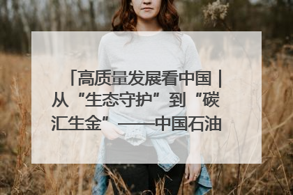 高质量发展看中国｜从“生态守护”到“碳汇生金”——中国石油大庆油田绿色蝶变