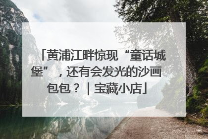 黄浦江畔惊现“童话城堡”，还有会发光的沙画包包？｜宝藏小店