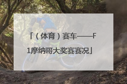（体育）赛车——F1摩纳哥大奖赛赛况