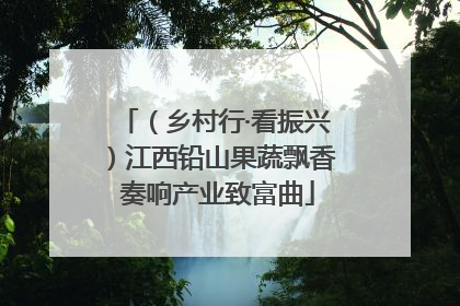 （乡村行·看振兴）江西铅山果蔬飘香 奏响产业致富曲