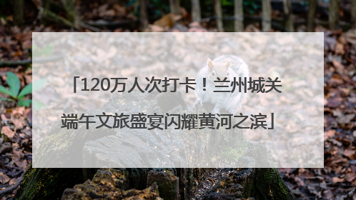 120万人次打卡！兰州城关端午文旅盛宴闪耀黄河之滨