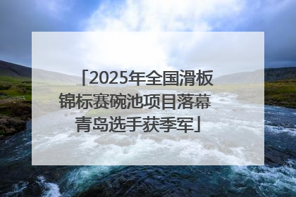 2025年全国滑板锦标赛碗池项目落幕 青岛选手获季军