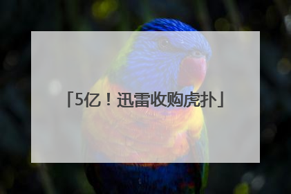 5亿！迅雷收购虎扑